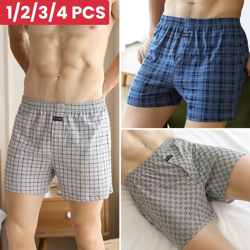 1/2/3/4PCS Plus Größe M-XXXL B – Boxer Brief Pack Cotton Bewertung und Preis