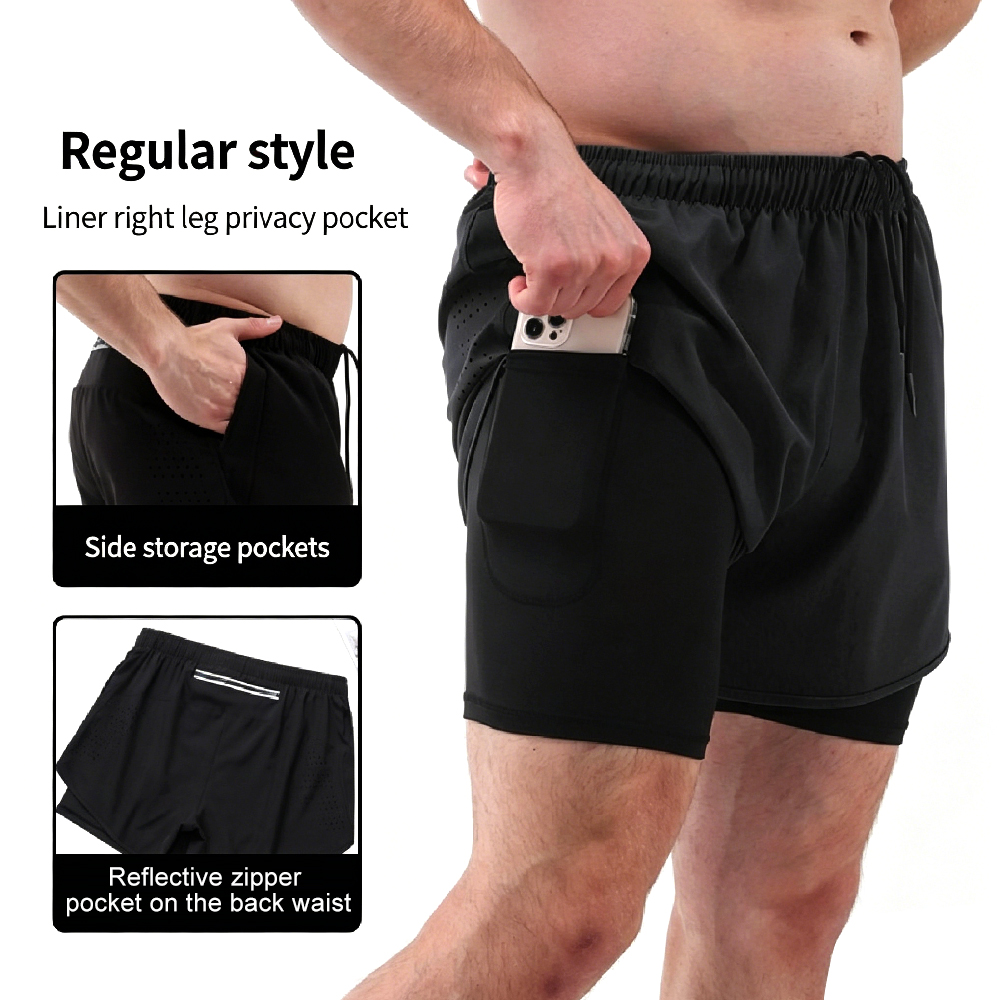 2-in-1-Laufshorts mit hoher Ta – Compression Shorts Athletes Bewertung und Preis
